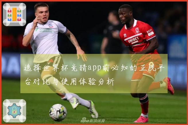 选择世界杯竞猜app前必知的正规平台对比与使用体验分析